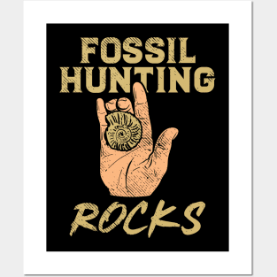 Fossil Hunting Rocks Posters and Art